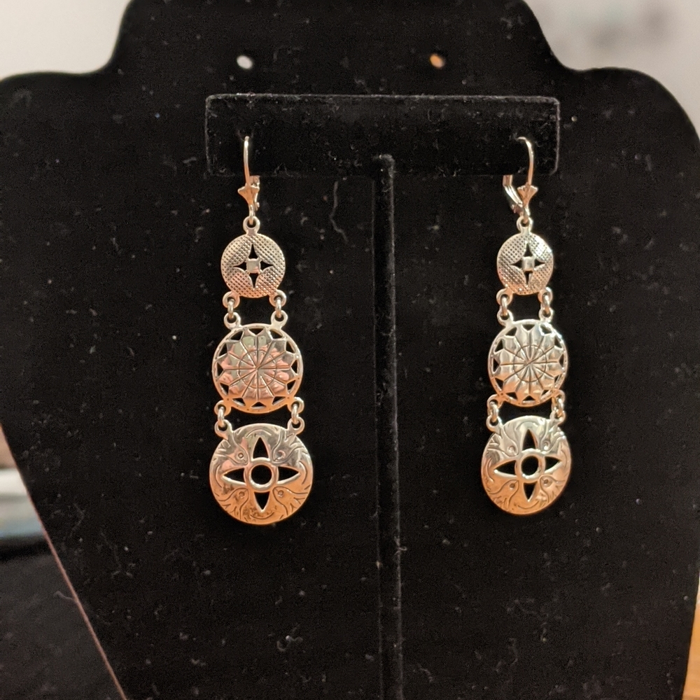 Sterling silver earrings